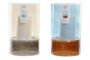 DKD Home Decor Set de 2 Portavelas de Cristal con Vela