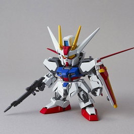 Bandai Gundam SEED SD Gundam EX Standard Aile Strike Gundam Model Kit - Maqueta SD a escala montaje por encaje