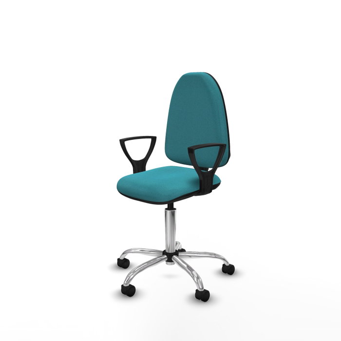 PIQUERAS Y CRESPO Silla de oficina Aýna Turquesa con Brazos Fijos PIQUERAS Y CRESPO Silla de oficina Aýna Turquesa con Brazos Fijos