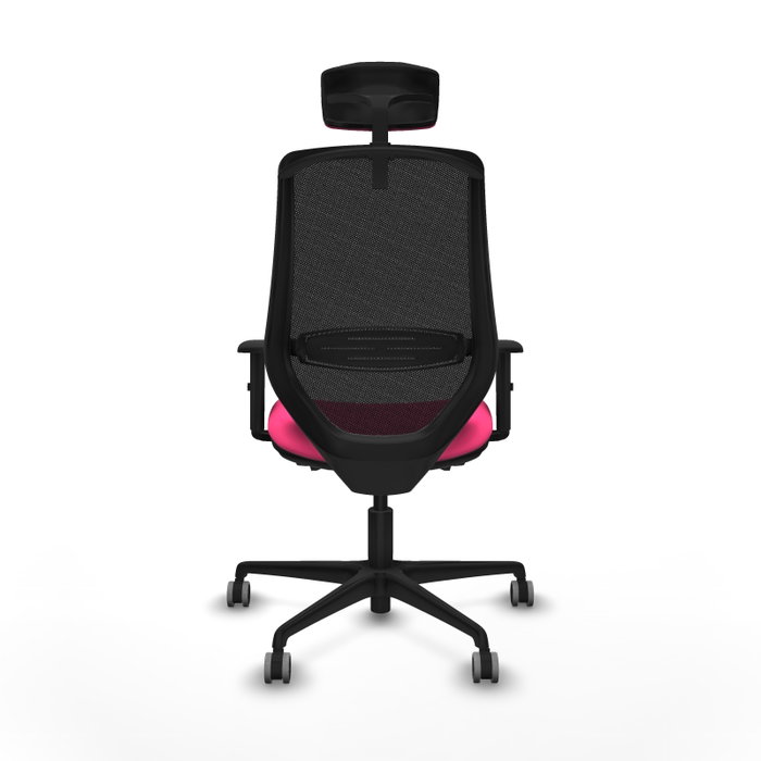 PIQUERAS Y CRESPO Silla de oficina Mardos con mecanismo Sincro/Traslack, Rosa y Negro PIQUERAS Y CRESPO Silla de oficina Mardos con mecanismo Sincro/Traslack, Rosa y Negro