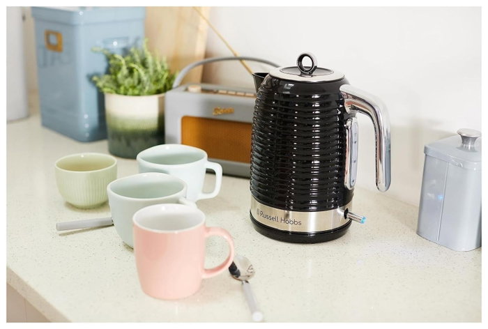Russell Hobbs Inspire 24361-70 Hervidor Eléctrico 1,7L Negro y Plateado Russell Hobbs Inspire 24361-70 Hervidor Eléctrico 1,7L Negro y Plateado