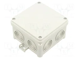 SIMET Caja de conexiones gris IP54 88x88x58mm