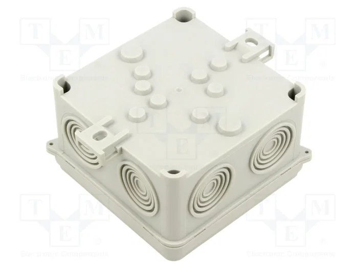 SIMET Caja de conexiones gris IP54 88x88x58mm