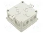 SIMET Caja de conexiones gris IP54 88x88x58mm