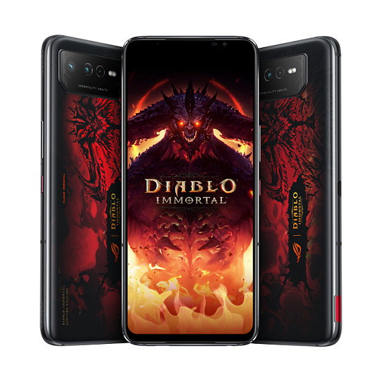 ASUS ROG Phone 6 Diablo Immortal Edition Dual Sim 16GB RAM 512GB 5G Negro Rojo Hellfire Red