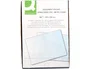 Q-connect Funda portadocumentos folio doble 180 micras transparente 330x470mm