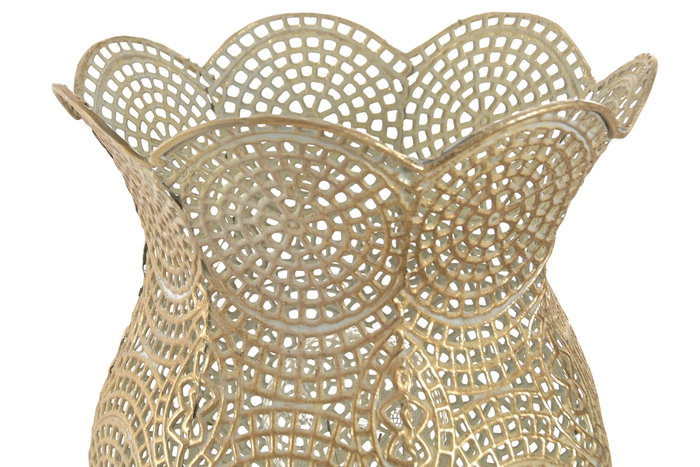 DKD Home Decor Lámpara Sobremesa Árabe Dorada Metal 21 x 50 x 21 cm (2 Unidades)