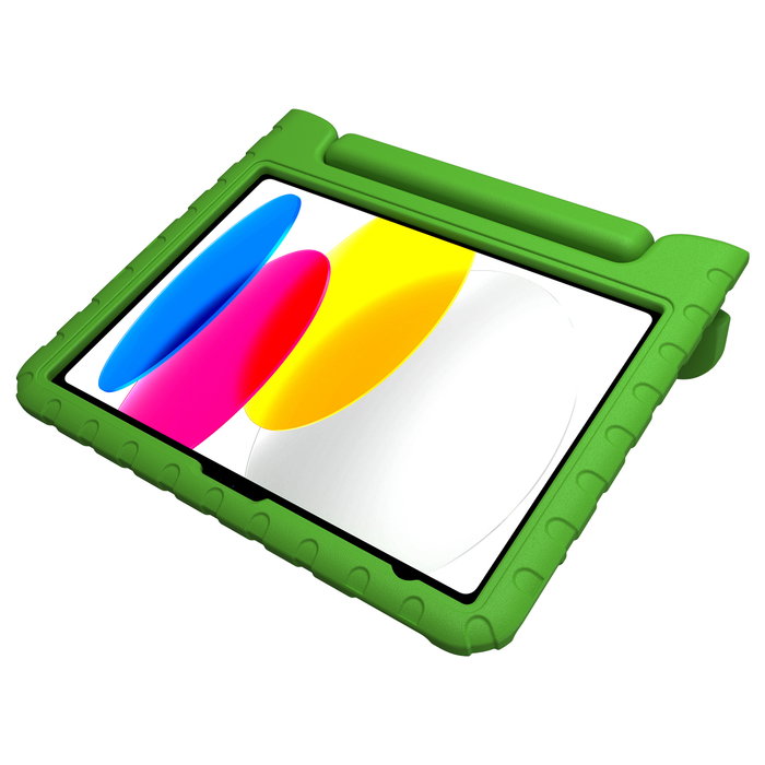 DEQSTER Kids Case Funda para iPad 10 y 11.ª Gen con Protector de Pantalla, Verde