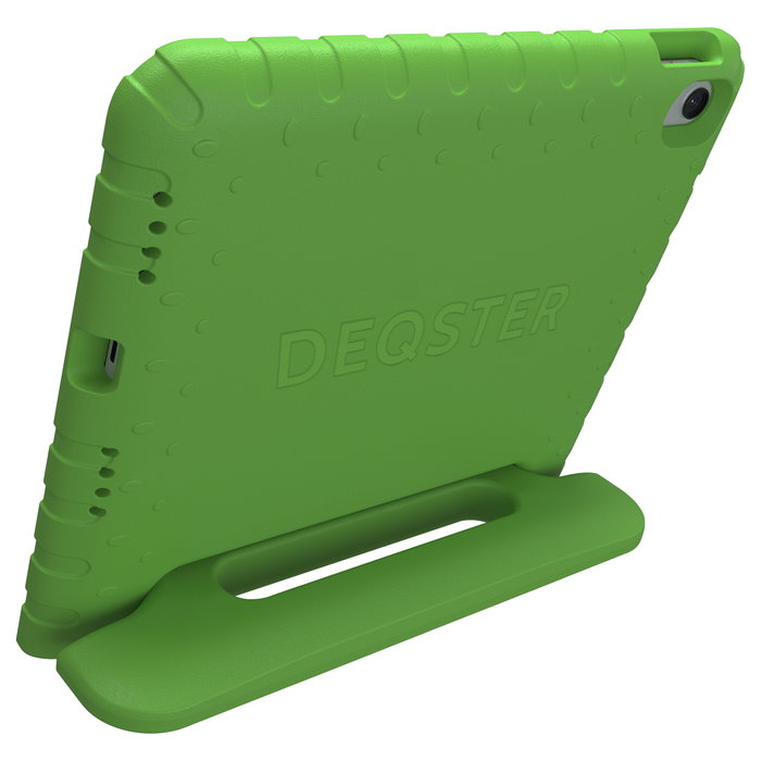 DEQSTER Kids Case Funda para iPad 10 y 11.ª Gen con Protector de Pantalla, Verde