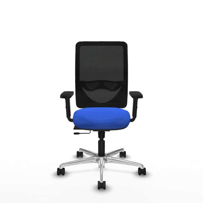 PIQUERAS Y CRESPO Silla de oficina Zulema Azul y Negro con Mecanismo Sincro/Traslack PIQUERAS Y CRESPO Silla de oficina Zulema Azul y Negro con Mecanismo Sincro/Traslack