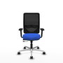 PIQUERAS Y CRESPO Silla de oficina Zulema Azul y Negro con Mecanismo Sincro/Traslack