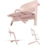 Cybex Gold 4063846170982 Trona Ajustable Set Bebé 3 en 1 con Bandeja - Pearl Rose