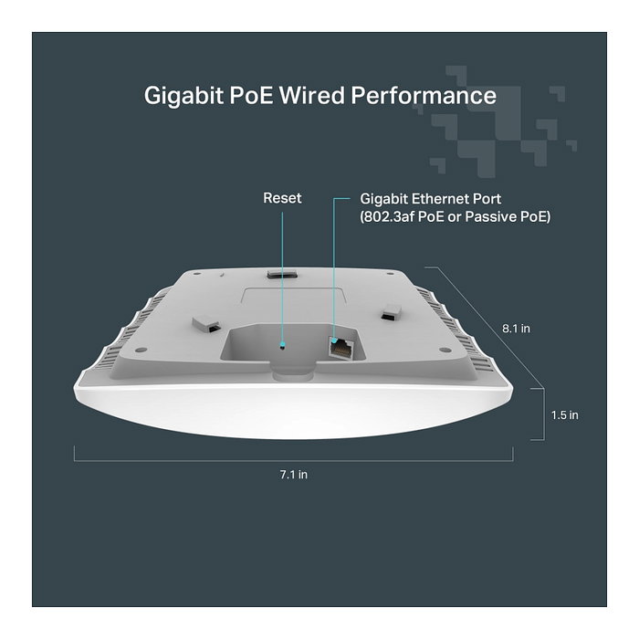 TP-Link Festa F52 Access Point AC1350 Doble Banda (2.4GHz/5GHz) hasta 867 Mbps