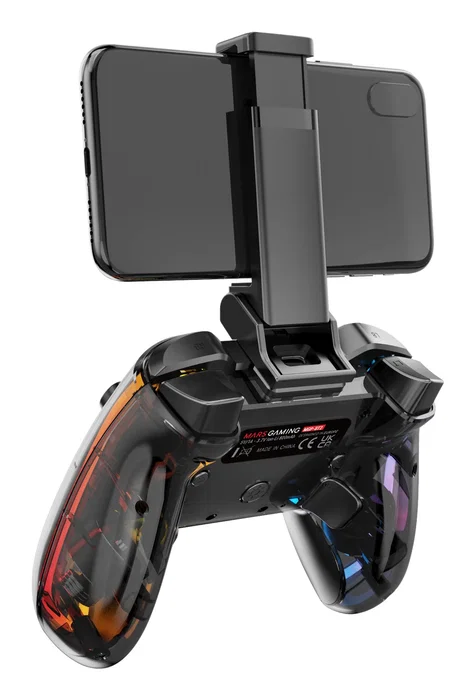 Mars Gaming MGP-BT2 Gamepad Inalámbrico Bluetooth/USB Negro/Transparente Mars Gaming MGP-BT2 Gamepad Inalámbrico Bluetooth/USB Negro/Transparente
