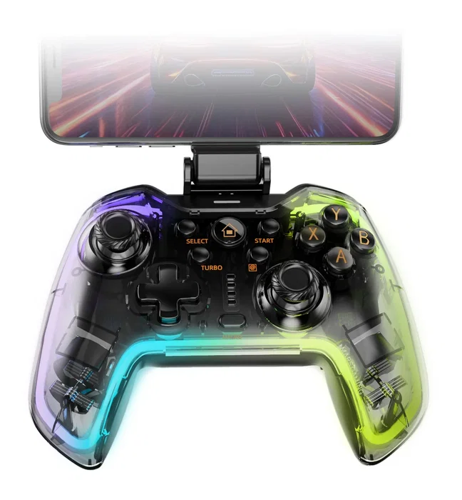 Mars Gaming MGP-BT2 Gamepad Inalámbrico Bluetooth/USB Negro/Transparente Mars Gaming MGP-BT2 Gamepad Inalámbrico Bluetooth/USB Negro/Transparente