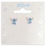 Disney Pendientes Stitch de Esmalte Plateado con Personaje Colorido