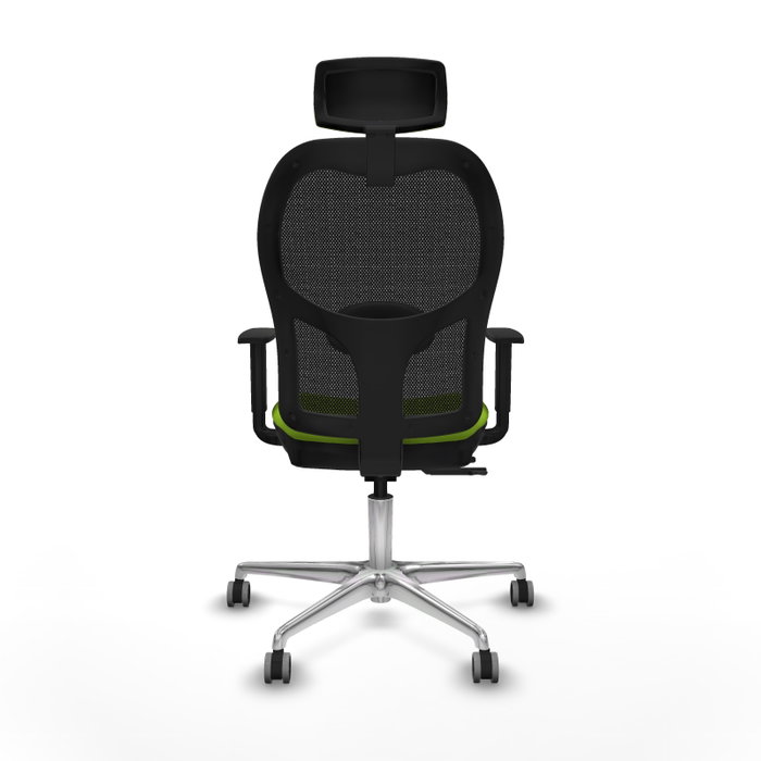 PIQUERAS Y CRESPO Silla de oficina Jorquera Pistacho/Negro con mecanismo Sincro/Traslack