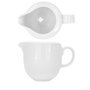 Summa Sira Set de 6 Jarras de Porcelana de 30 cl en Blanco