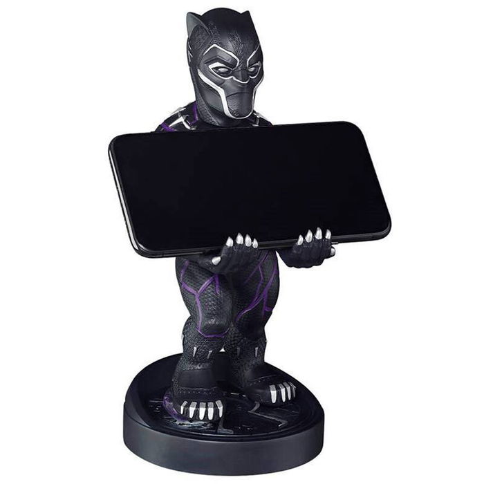 EXQUISITE GAMING Soporte Cable Guy Black Panther Marvel 21cm EXQUISITE GAMING Soporte Cable Guy Black Panther Marvel 21cm