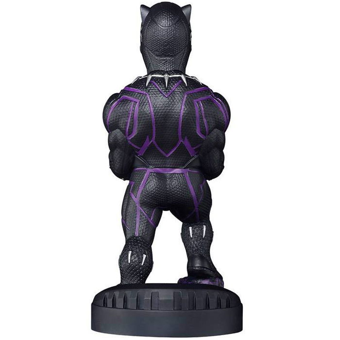 EXQUISITE GAMING Soporte Cable Guy Black Panther Marvel 21cm EXQUISITE GAMING Soporte Cable Guy Black Panther Marvel 21cm