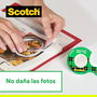 Scotch Cinta Invisible Magic 8-1975D, Rollo 19mm x 7.5m con Dispensador, Acabado Mate Transparente, Adhesivo Fuerte y Permanente para Oficina y Hogar 7100086322