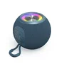 Hama 00188239 Altavoz Bluetooth Portátil Ball Shape Mono Azul 5W, TWS, Batería 10h, Luz LED, USB-C, AUX, Manos Libres, Micrófono
