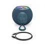 Hama 00188239 Altavoz Bluetooth Portátil Ball Shape Mono Azul 5W, TWS, Batería 10h, Luz LED, USB-C, AUX, Manos Libres, Micrófono