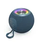Hama 00188239 Altavoz Bluetooth Portátil Ball Shape Mono Azul 5W, TWS, Batería 10h, Luz LED, USB-C, AUX, Manos Libres, Micrófono