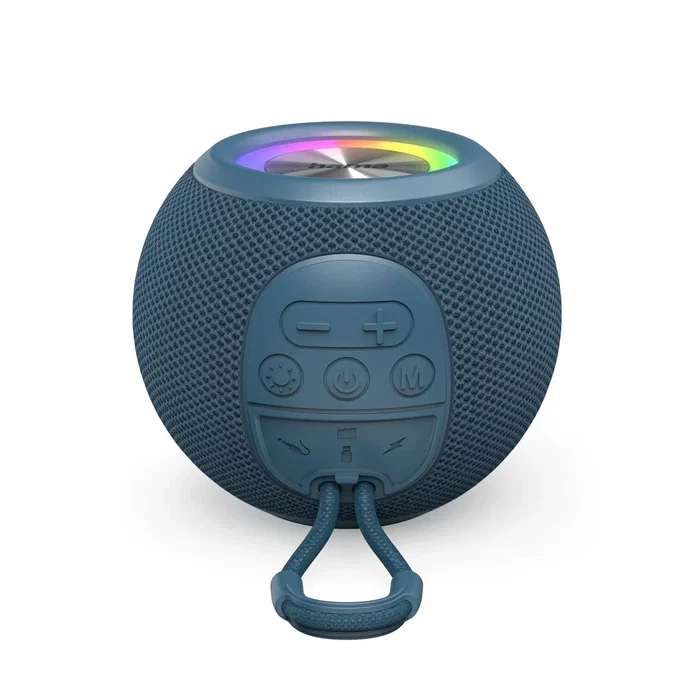Hama 00188239 Altavoz Bluetooth Portátil Ball Shape Mono Azul 5W, TWS, Batería 10h, Luz LED, USB-C, AUX, Manos Libres, Micrófono Hama 00188239 Altavoz Bluetooth Portátil Ball Shape Mono Azul 5W, TWS, Batería 10h, Luz LED, USB-C, AUX, Manos Libres, Micrófono