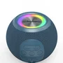 Hama 00188239 Altavoz Bluetooth Portátil Ball Shape Mono Azul 5W, TWS, Batería 10h, Luz LED, USB-C, AUX, Manos Libres, Micrófono