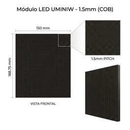 Unilumin Módulo LED COB para gabinete Uminiw 1.5 (600x337.5 mm)