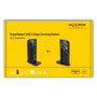 DeLOCK Estación de acoplamiento USB Dual DisplayPort 4K USB 3.2 LAN Audio 87728