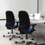 PIQUERAS Y CRESPO Silla de oficina Cilanco con mecanismo Sincro, Negro