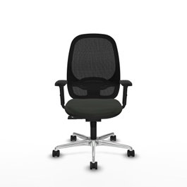 PIQUERAS Y CRESPO Silla de oficina Cilanco con mecanismo Sincro, Negro