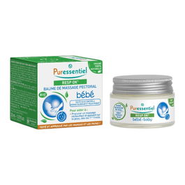 Baby - Resp OK, Ingredientes naturales, Bálsamo corporal, Para el área pectoral, 30 ml