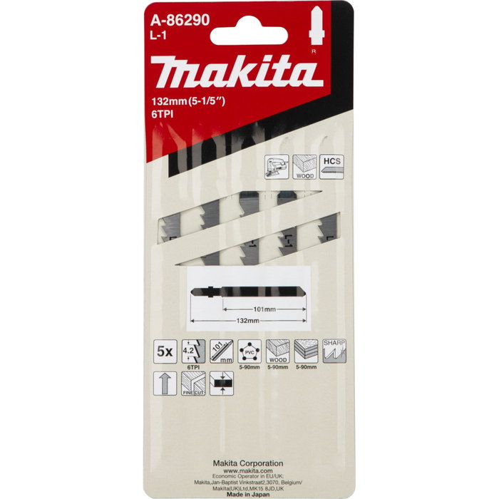 Makita Hoja de Sierra Caladora L-1 Makita Hoja de Sierra Caladora L-1