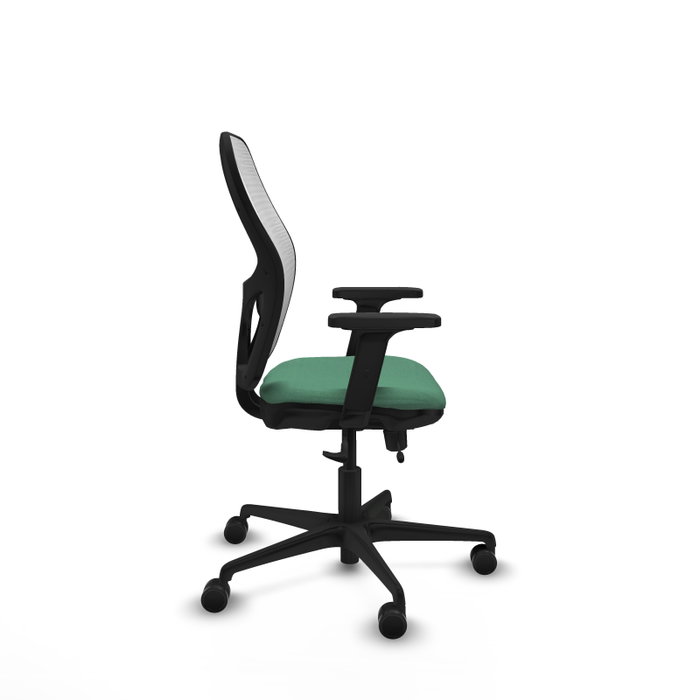 PIQUERAS Y CRESPO Silla de oficina Jorquera Verde esmeralda y Blanco