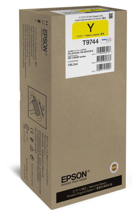 Epson T9744 Cartucho de Tinta Amarillo XXL