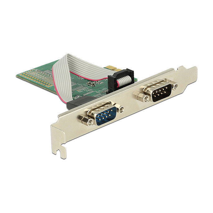 DeLOCK 89555 Tarjeta PCIe a 2 puertos serie RS-232 DeLOCK 89555 Tarjeta PCIe a 2 puertos serie RS-232