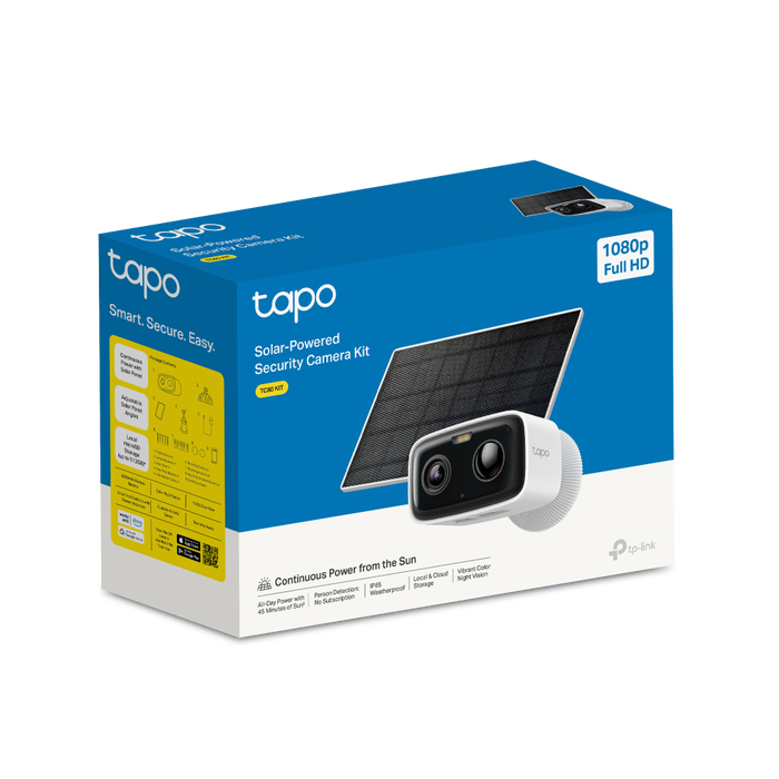 TP-Link Tapo TC80 KIT Cámara de Seguridad Solar Full HD 1080p TP-Link Tapo TC80 KIT Cámara de Seguridad Solar Full HD 1080p