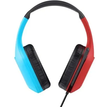 Trust Gaming Auriculares Gaming GXT 416S Zirox con Micrófono Jack 3.5mm Azul/Rojo para PS4/PS5/Xbox/Switch/PC