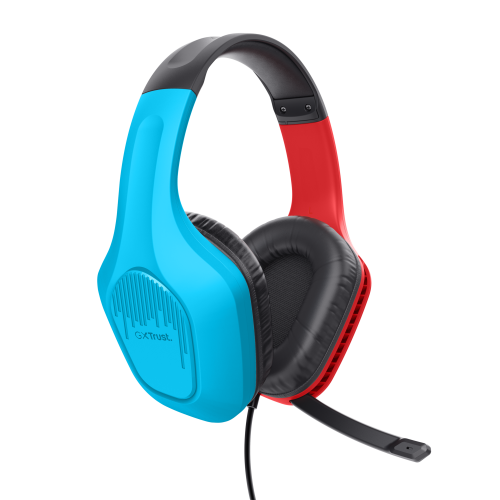 Trust GXT 416S Zirox Auriculares Gaming con Micrófono, Azul y Rojo