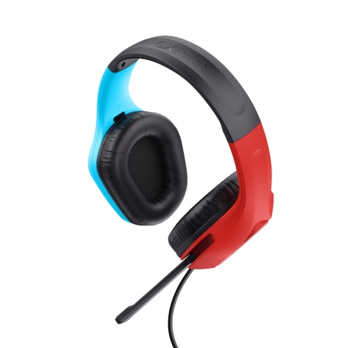 Trust GXT 416S Zirox Auriculares Gaming con Micrófono, Azul y Rojo