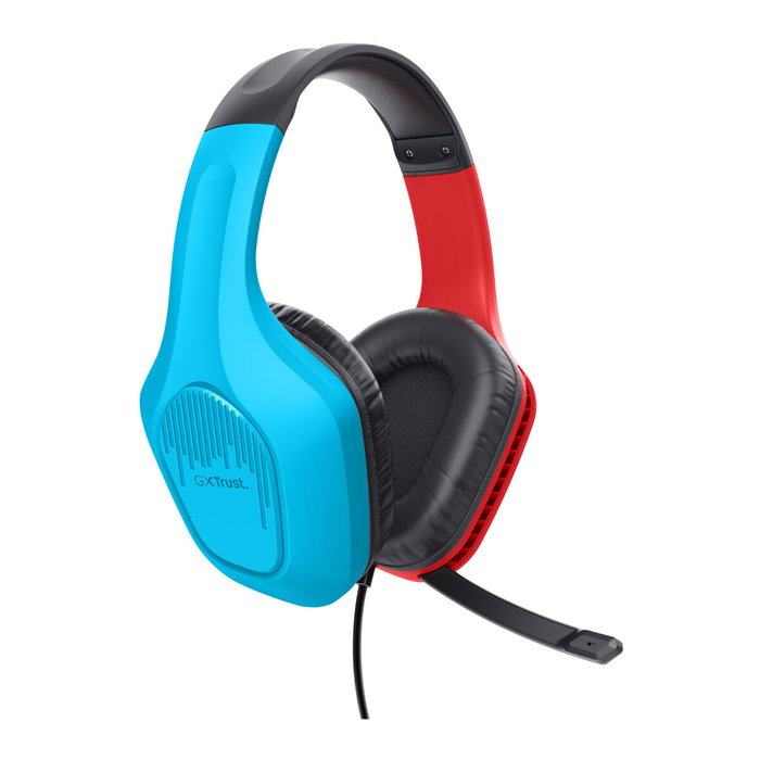 Trust GXT 416S Zirox Auriculares Gaming con Micrófono, Azul y Rojo