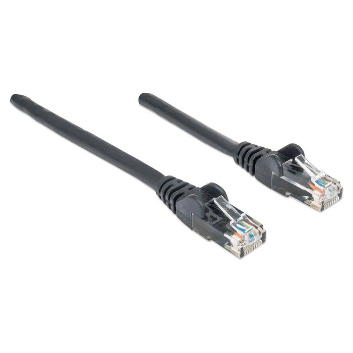 Intellinet Patchkabel RJ45 U/UTP Cat6 1.50m Negro, Cable de Red Ethernet