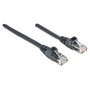 Intellinet Patchkabel RJ45 U/UTP Cat6 1.50m Negro, Cable de Red Ethernet