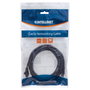 Intellinet Patchkabel RJ45 U/UTP Cat6 1.50m Negro, Cable de Red Ethernet