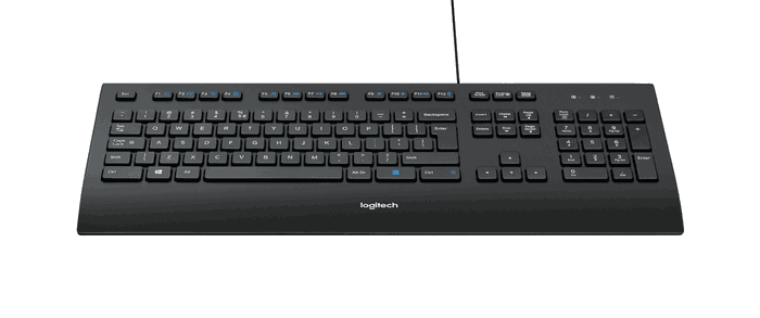Logitech K280e Teclado de Oficina Negro Full-size USB