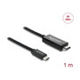 DeLOCK Cable Adaptador USB Tipo C a HDMI 4K 60 Hz 1 m