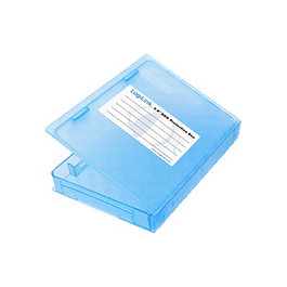 LogiLink Caja de protección para 1 HDD de 2,5 pulg., azul